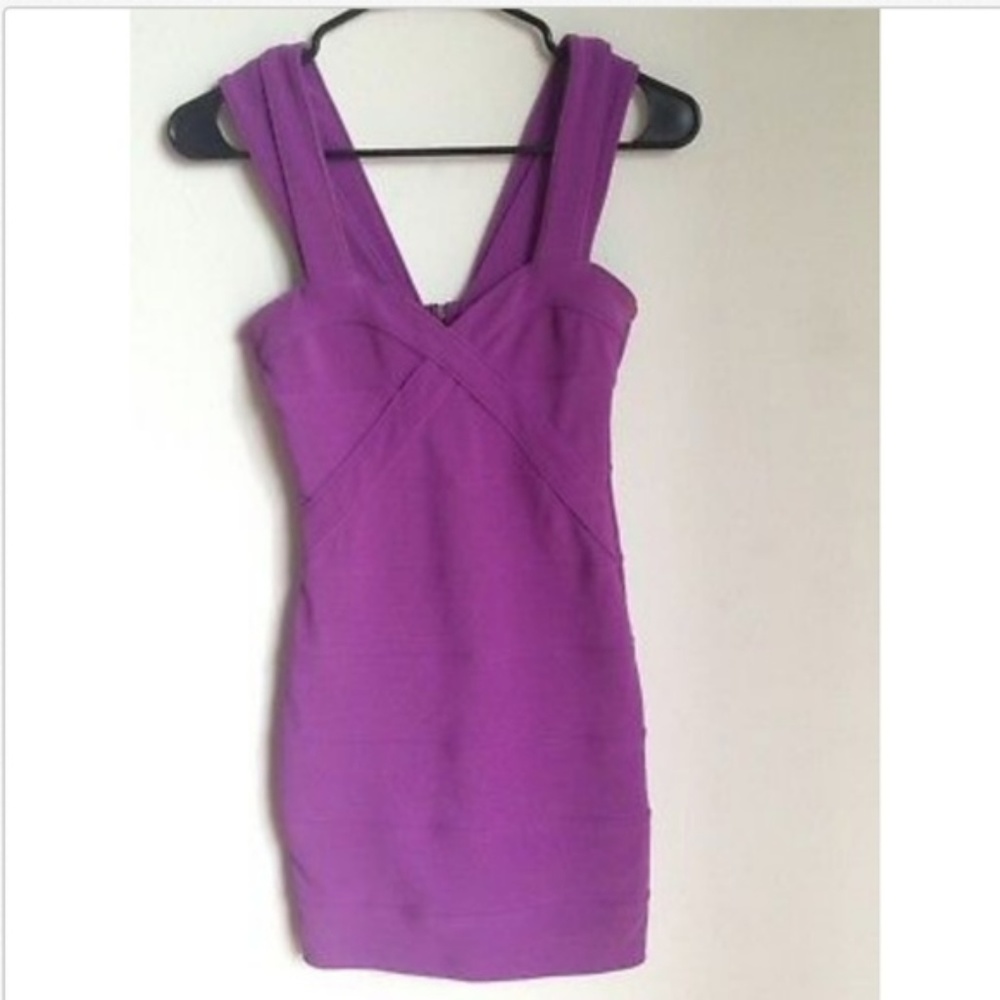 TopShop Lavender Bandage Party Mini Dress